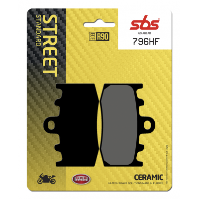 HF Street Ceramic Organic Brake Pads SBS 796HF