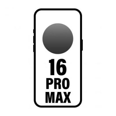 Smartphone Apple iPhone 16 Pro Max 512GB/ 6.9/ 5G/ Titanio Negro