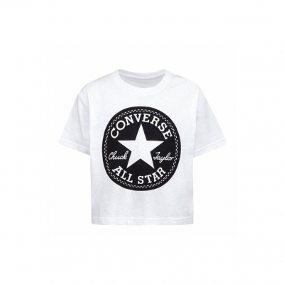Camiseta CONVERSE SIGNATURE CHUCK PATCH BOXY TEE 469787 001 Blanco