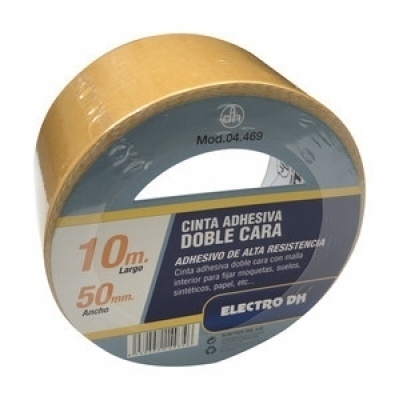Cinta Doble Cara Adhesiva 50mm x 10 metros