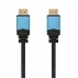 Cable Hdmi 2.0 4K Aisens A120-0358/ Hdmi Macho - Hdmi Macho/ 3M/ Negro/ Azul