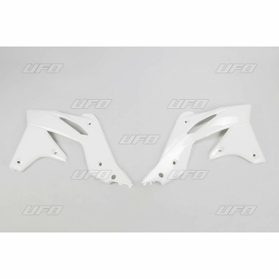 Paneles laterales radiador UFO blanco Kawasaki KX250F KA04725#047