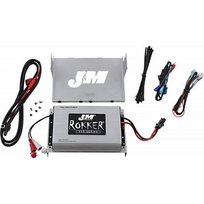 Kit amplificador 2 canales 400 W ROKKER® XXR J + M JAMP-400HC06