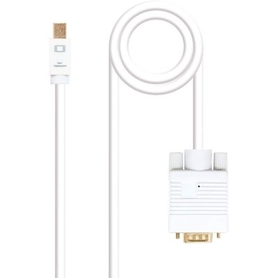 Cable MiniDisplayPort a VGA BLANCO 3m