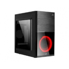 Minitorre Aerocool Led S/f Usb2/3 Matx Negra