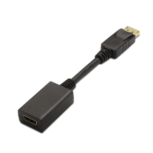 Aisens-Conversor Displayport A Hdmi, Dp/M-Hdmi A/H, Negro, 15Cm