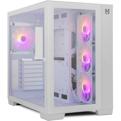 Caja Atx Nox Hummer Galaxy ARGB Blanca