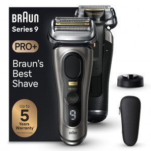 Afeitadora Braun 9515S, Serie 9 PRO+, inalámbrico, negro y gris