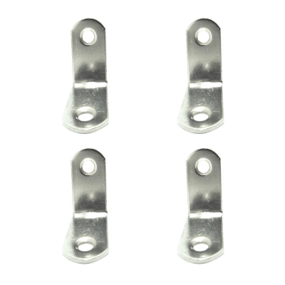 Ángulo refuerzo an24, acero inoxidable, 30 x 30 x 16 mm. 4 unidades