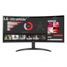 MONITOR PC LG CURVO ULTRAWIDE QHD 34 RESOL 3440X1440 PANEL VA, REL. 21:9 HDMI DISPLAY PORT NEGRO