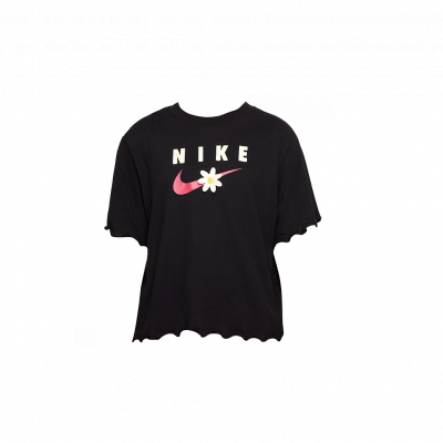 Camiseta NIKE G NSW TEE ENERGY BOXY FRILLY DO1351 010 Negro