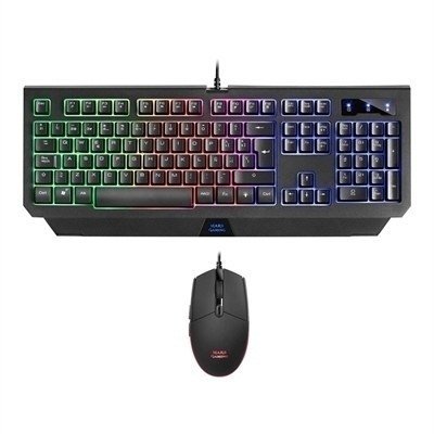 Kit teclado + raton mars gaming mcp100 rgb