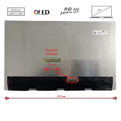 Pantalla para portátil OLED 14\ Slim 40 Pines