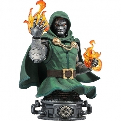 Figura busto diamond select toys marvel comic los 4 fantasticos dr doom escala 1 - 7 bust