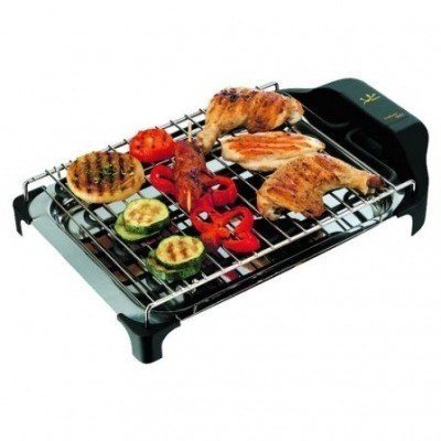 Barbacoa Eléctrica Jata BQ101/ 2400W/ Tamaño 420*260mm