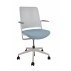 Silla Withme Gris Asiento Blazer Azul Claro