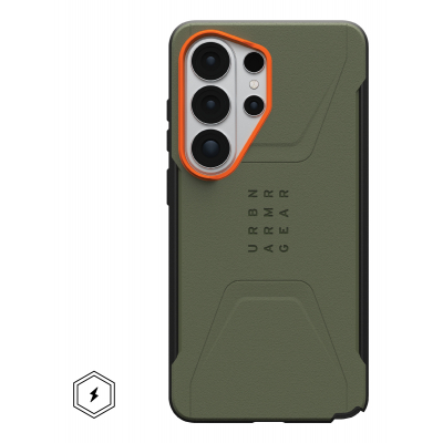 Civilian funda para teléfono móvil 17,5 cm (6.9) Naranja, Oliva