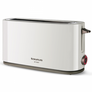 Tostador Taurus MY TOAST, 1 ranura larga, 1000W, blanco