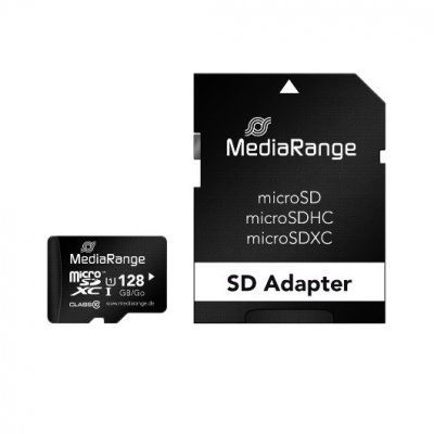 MEM MICRO SDXC 128GB MEDIARANGE + ADAPTADOR SD