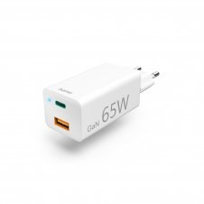 Hama 00201643 cargador de dispositivo móvil Auriculares, Portátil, Batería portátil, Smartphone, Tableta Blanco Corriente alterna Carga rápida In