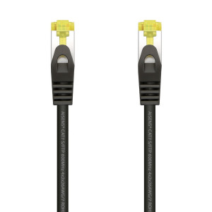 AISENS - CABLE DE RED RJ45 LSZH CAT.7 600 MHZ S/FTP PIMF AWG26, NEGRO,