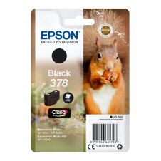 Cartucho Epson Squirrel Singlepack Black 378 Claria Photo HD Ink C13T37814010