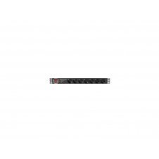 Lanberg PDU-PRO-07F-0200-BK unidad de distribución de energ?a (PDU) 6 salidas AC 1U Negro