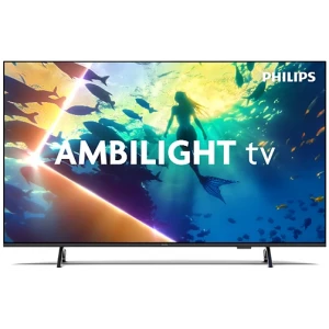 Televisor LED Philips 65PUS8010/12, 65 pulgadas, 4K UHD, Ambilight, Smart TV Titan OS, HDR10+, negro