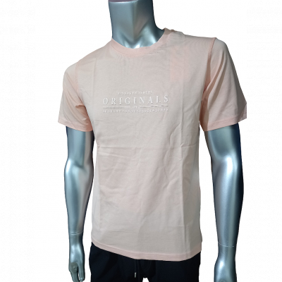Camiseta JACK & JONES JORCATSKILLS MINIMAL TEE CEW NECK LN 12290315 Naranja Naranja