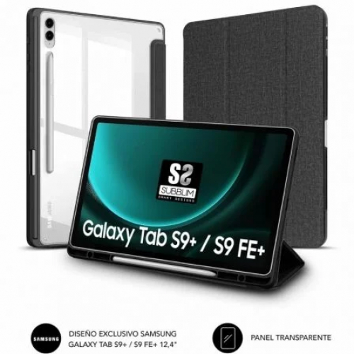 Funda Subblim Clear Shock para Tablet Samsung S9+/ FE 12.4