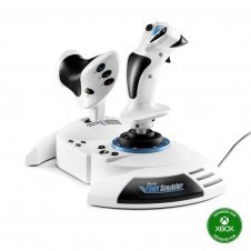 Thrustmaster T.Flight Hotas One Microsoft Flight Simulator Edition Negro, Blanco USB Joystick/Palanca de control lateral + cuadrante de aceleración P