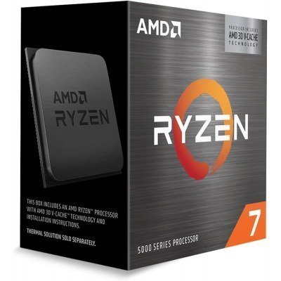 AMD Ryzen 7 5700X3D - hasta 4.1 GHz - 8 núcleos - 16 hilos - 100 MB caché - Socket AM4 - Box (no incluye disipador, necesita gráfica dedicada)