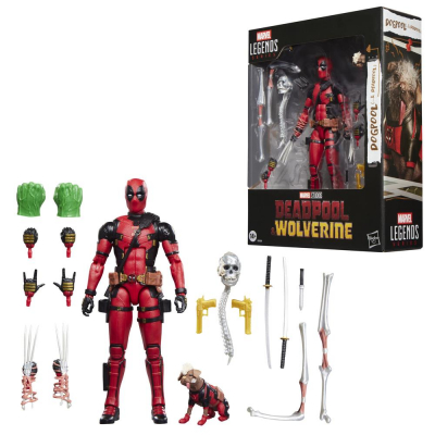 Figura hasbro marvel legends series deadpool & wolverine dogpool (& deadpool)