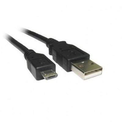 Cable USB Duracell USB5023A/ USB Macho - MicroUSB Macho/ 2m/ Negro