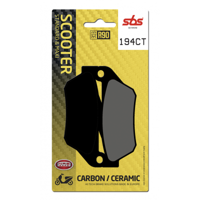 CT Scooter Carbon Tech Organic Brake Pads SBS 194CT