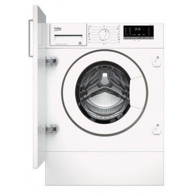 Lavadora carga frontal integrable Beko WITV8612XW0, 8 kg, 1200 rpm, C