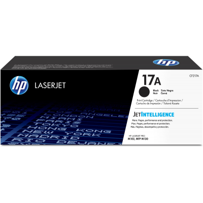 Cartucho de tóner Original LaserJet 17A negro