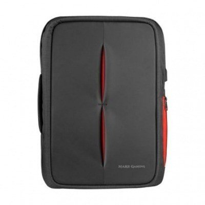 Mochila Mars Gaming MB2 para Portátil hasta 17/ Puerto USB/ Antirrobo/ Impermeable