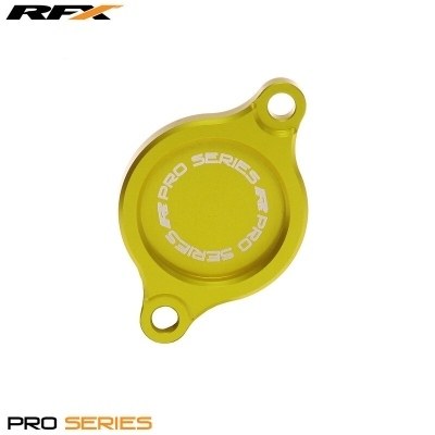 Tapa del filtro de aceite RFX Pro (amarillo) - Suzuki RMZ250/450 FXFC3010099YL