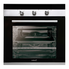 Horno multifunción Cata CM 760 AS BK, fondo reducido 50 cm, ref. 07032307, negro