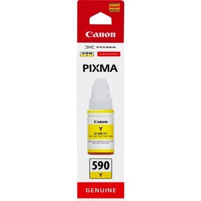 Botella tinta canon gi - 590y amarillo 70ml