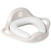 Asiento de inodoro con almohadilla suave Hippo Beige