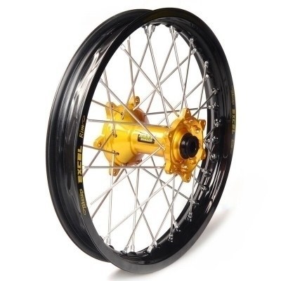 Rueda completa Haan Wheels aro negro 18-2,50 buje oro 1 56213/3/2 1 56213/3/2