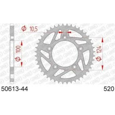 Corona AFAM acero estándar 50613 - Paso 520 50613-39