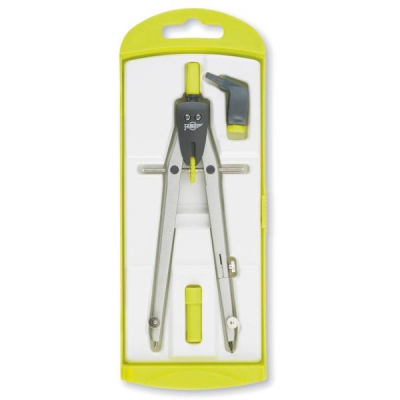 FAIBO ESTUCHE COMPAS-BIGOTERA CON MINAS Y ADAPTADOR PISTACHO