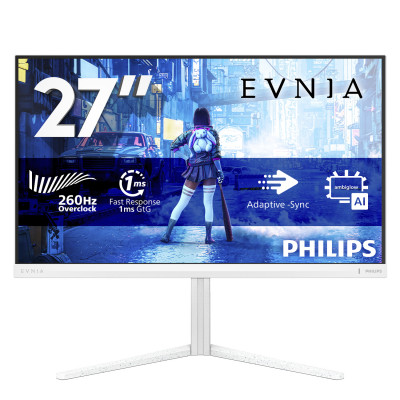 Philips Evnia 5000 27M2N5201P/00 pantalla para PC 68,6 cm (27) 1920 x 1080 Pixeles Full HD LCD Blanco