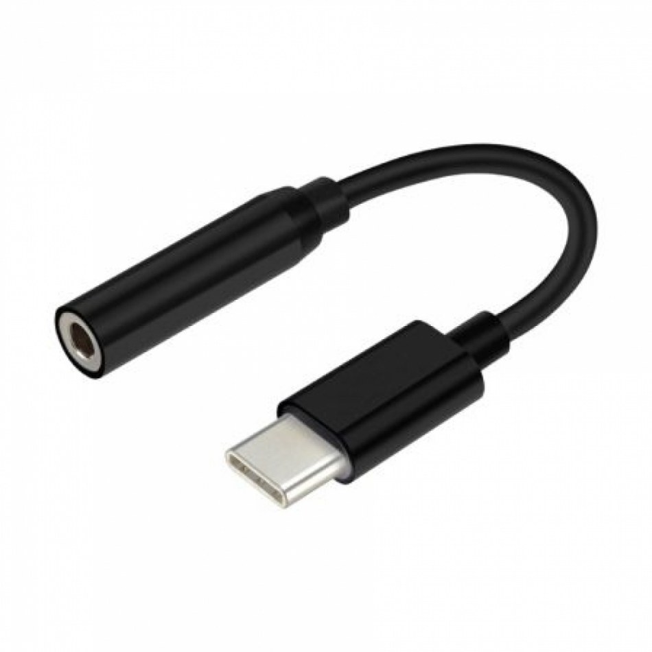 Aisens Conversor Usb-C A Audio Usb-C/M-Jack 3.5/H Negro 15Cm