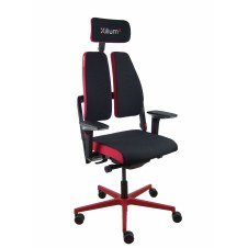 Piqueras y Crespo Silla Xilium G Duo traslak X-move roja brazo XD cabecero 2D