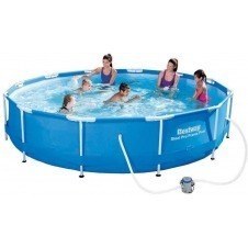 Bestway 56681 piscina desmontable tubular 366x76cm con depuradora