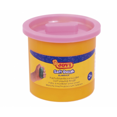 Jovi Soft Dough Blandiver Pack con 5 Botes de Pasta de Modelar 110gr - Blanda y Flexible - Facil de Amasar y Moldear - Ideal para Iniciacion al Modelaje - Color Rosa